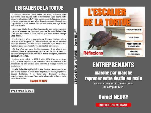 Le livre L'ESCALIER DE LA TORTUE