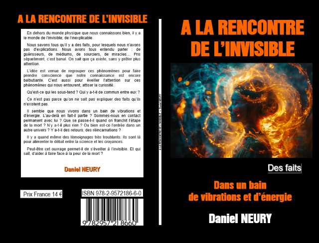 livre A LA RENCONTRE DE L'INVISIBLE