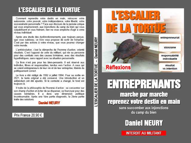 Le livre L'ESCALIER DE LA TORTUE